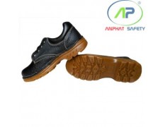 Giày ABC5 đế Kép (TC) size 36 (4 nút si đồng, chỉ trắng)